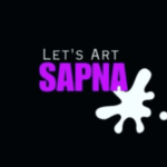 Let's Art Sapna Logo